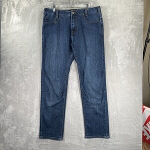 Vertx Jeans men's 35x32 Defiance Denim Blue Workwear Stretch Dark Wash Tactical